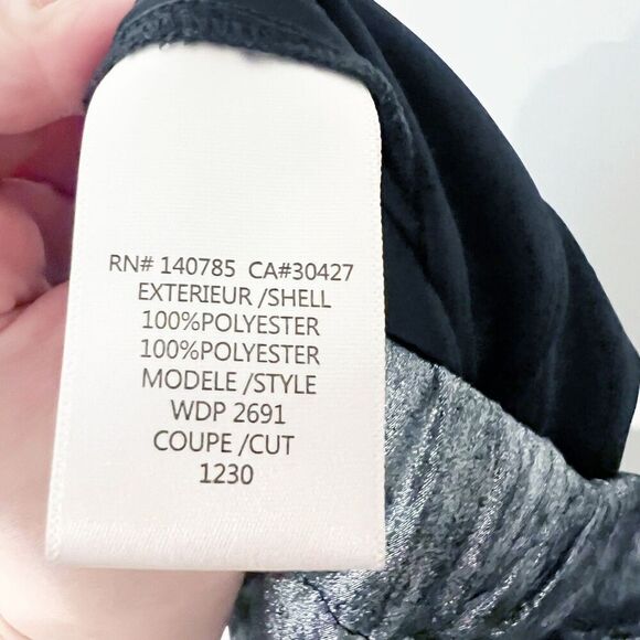 NEW Brochu Walker The Nives Paperbag Pant in Orbit Metallic Gunmetal Size XS - Picture 11 of 11